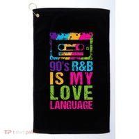 90S R&B Is My Love Language Music Golf Towel thumb 0
