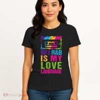 90S R&B Is My Love Language Music Women's T-Shirt thumb 4