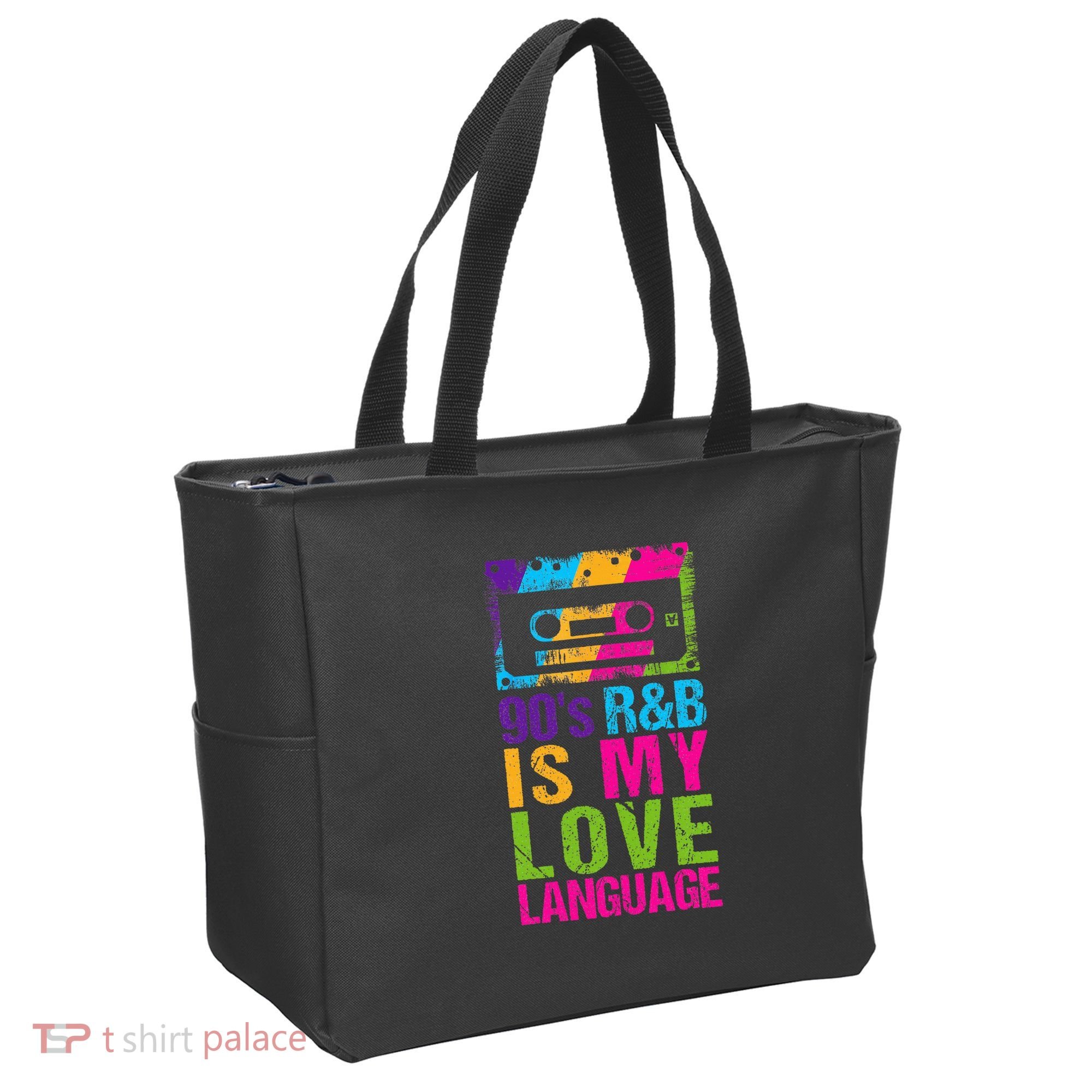 90S R&B Is My Love Language Music Tote Bag