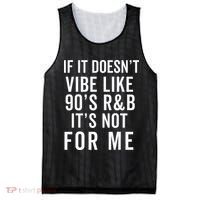 90S R&B Music For Lover Rhythm And Blues Mesh Reversible Basketball Jersey Tank thumb 0