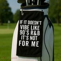 90S R&B Music For Lover Rhythm And Blues Golf Towel thumb 2