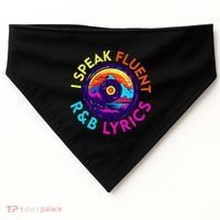 90S R&B Music L Rnb Lover Rhythm And Blues USA-Made Doggie Bandana thumb 0