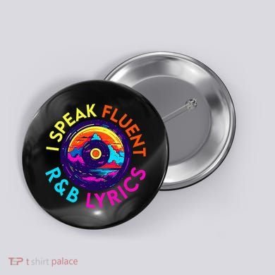 90S R&B Music L Rnb Lover Rhythm And Blues Button