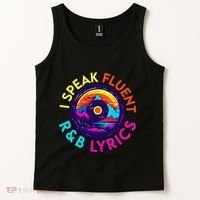 90S R&B Music L Rnb Lover Rhythm And Blues Tank Top thumb 2