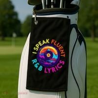 90S R&B Music L Rnb Lover Rhythm And Blues Golf Towel thumb 2