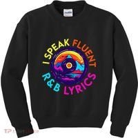 90S R&B Music L Rnb Lover Rhythm And Blues Kids Sweatshirt thumb 0