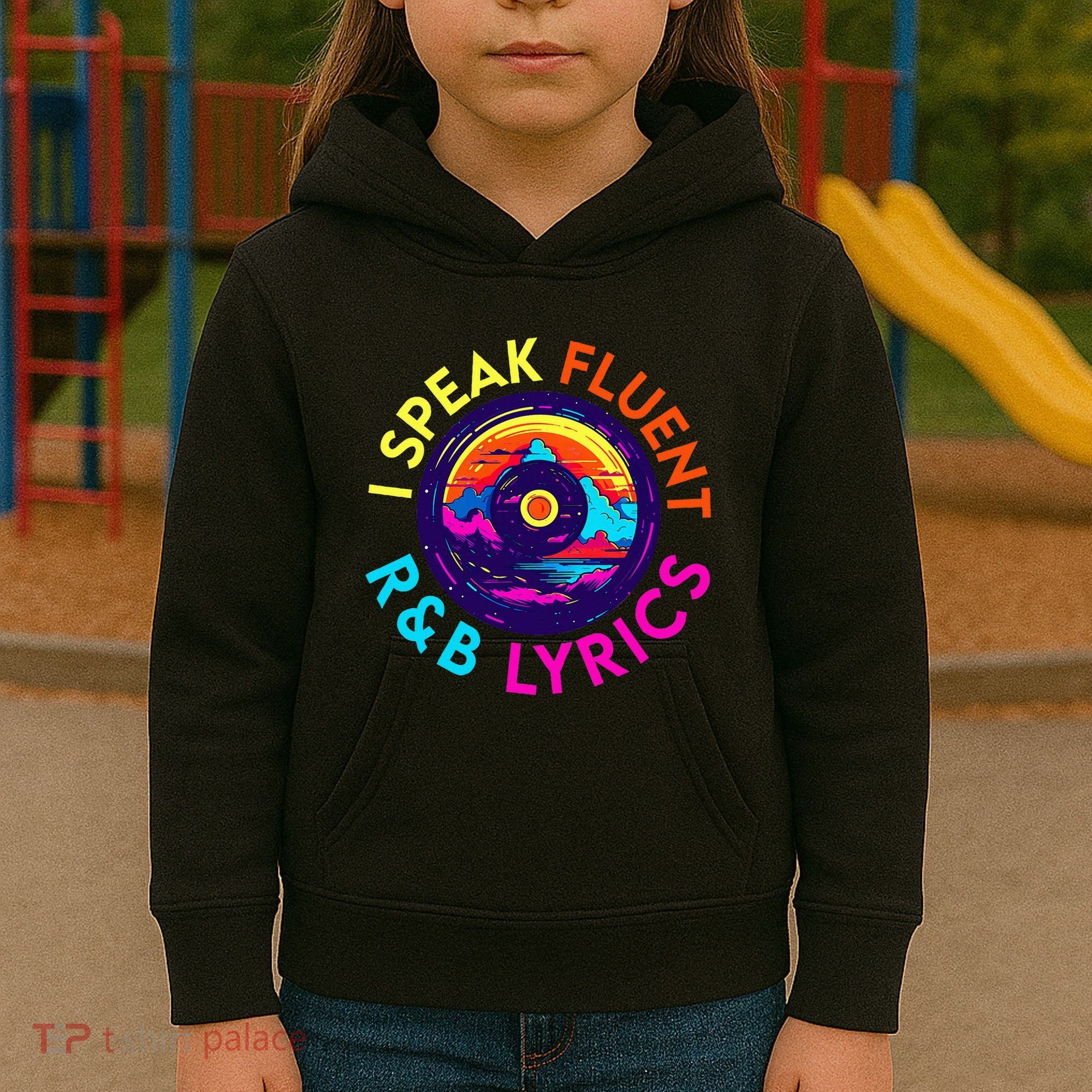 90S R&B Music L Rnb Lover Rhythm And Blues Kids Hoodie