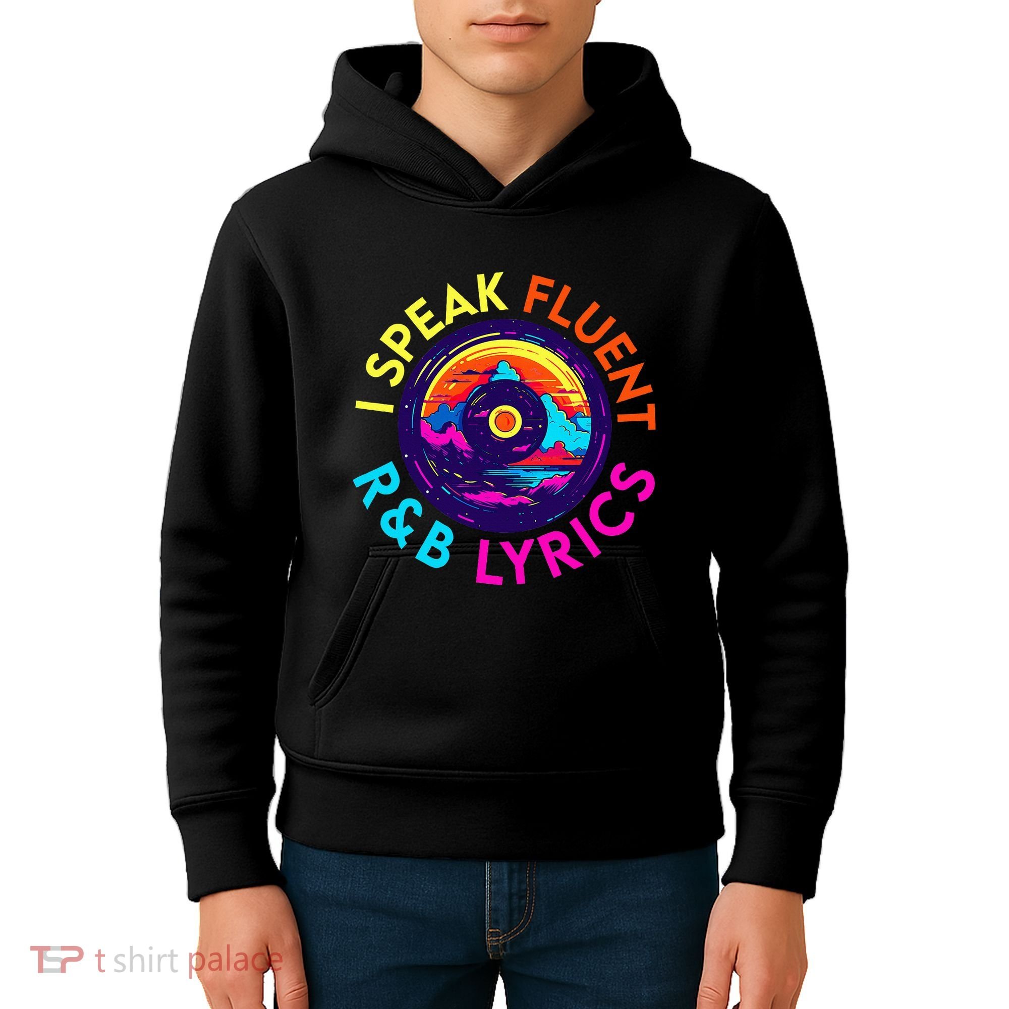 90S R&B Music L Rnb Lover Rhythm And Blues Kids Hoodie