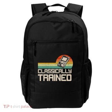 90' Retro Sunset Classically Trained Gaming Design, Game Lover Gift For Men Boys Backpack