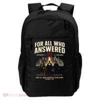 9/11 September 11th For All Who Answered 25th Anniversary Backpack thumb 0