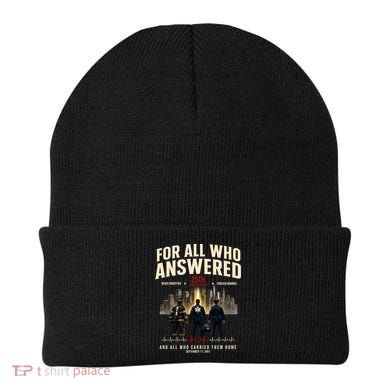 9/11 September 11th For All Who Answered 25th Anniversary Beanie