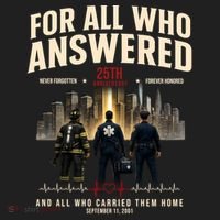 9/11 September 11th For All Who Answered 25th Anniversary Hat thumb 2