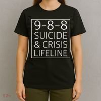 988 Suicide Awareness Crisis Lifeline 988 T-Shirt thumb 4