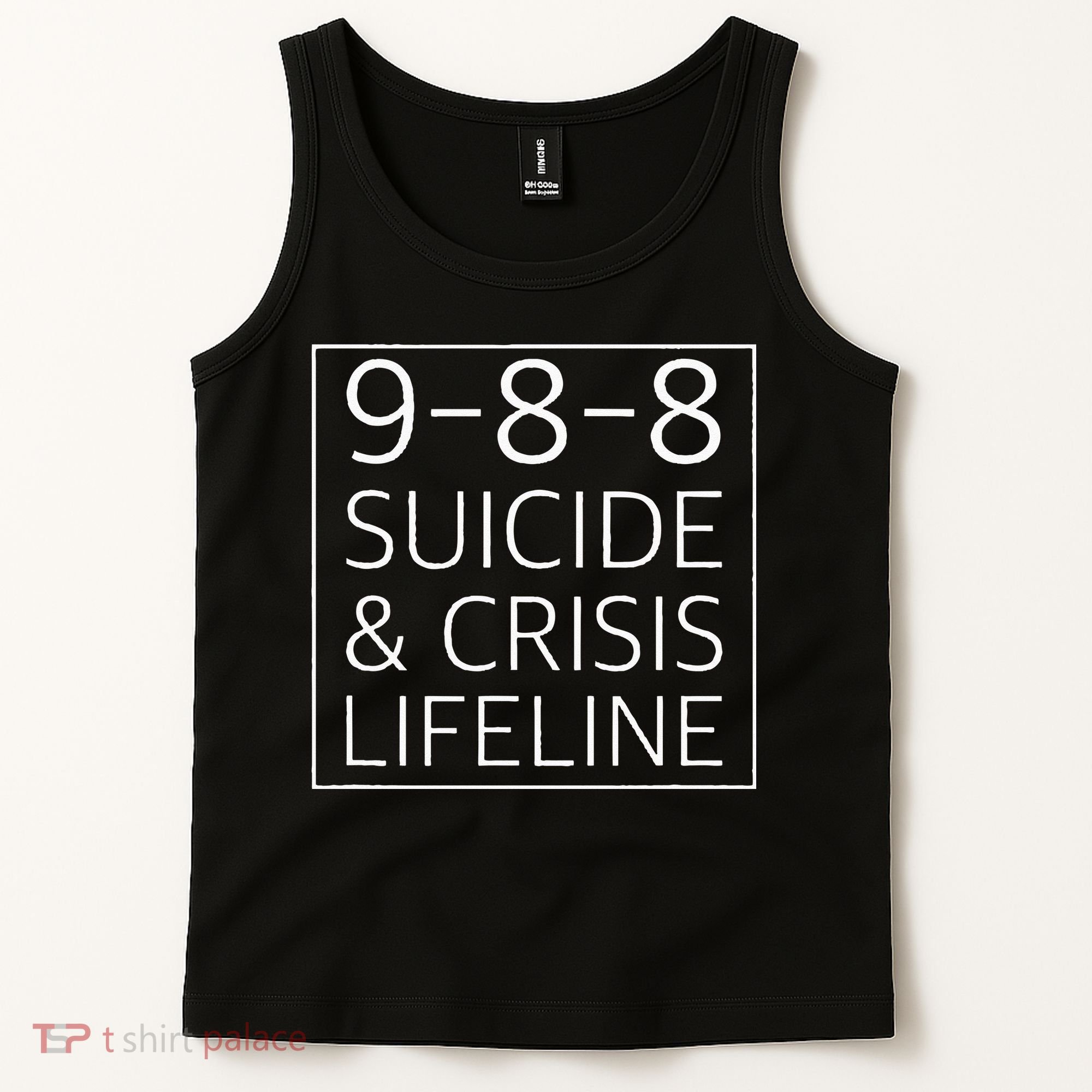 988 Suicide Awareness Crisis Lifeline 988 Tank Top