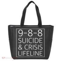 988 Suicide Awareness Crisis Lifeline 988 Tote Bag thumb 0