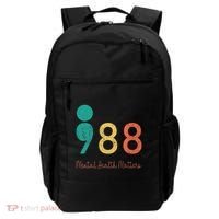 988 Semicolon Mental Health Matters Suicide Prevention Backpack thumb 0