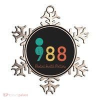 988 Semicolon Mental Health Matters Suicide Prevention Ornament thumb 0