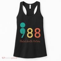 988 Semicolon Mental Health Matters Suicide Prevention Women's Tank Top thumb 0