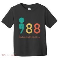 988 Semicolon Mental Health Matters Suicide Prevention Toddler T-Shirt thumb 0