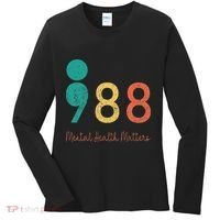 988 Semicolon Mental Health Matters Suicide Prevention Women's Long Sleeve Shirt thumb 0