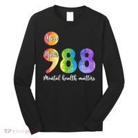 988 Semicolon Mental Health Matters You Matter Long Sleeve Shirt thumb 0