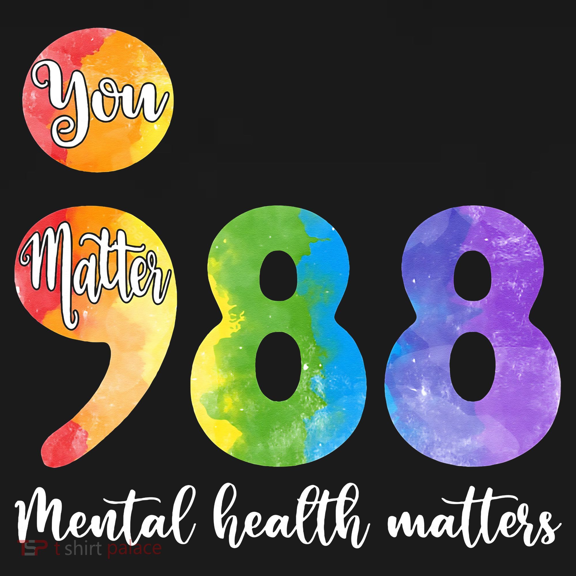 988 Semicolon Mental Health Matters You Matter Sweatshirt