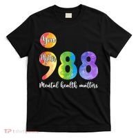 988 Semicolon Mental Health Matters You Matter T-Shirt thumb 0