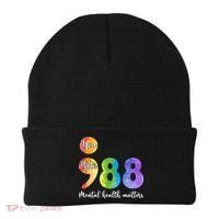 988 Semicolon Mental Health Matters You Matter Beanie thumb 0