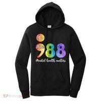 988 Semicolon Mental Health Matters You Matter Women's Hoodie thumb 0