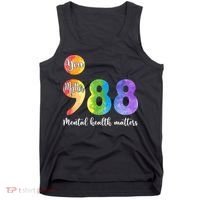 988 Semicolon Mental Health Matters You Matter Tank Top thumb 0