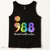 988 Semicolon Mental Health Matters You Matter Tank Top thumb 2
