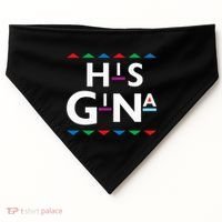 90s Sitcom Nostalgia His Gina Couples Matching Gift Outfit USA-Made Doggie Bandana thumb 0