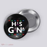 90s Sitcom Nostalgia His Gina Couples Matching Gift Outfit Button thumb 0
