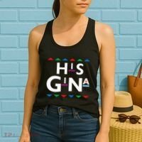 90s Sitcom Nostalgia His Gina Couples Matching Gift Outfit Women's Tank Top thumb 2