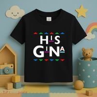 90s Sitcom Nostalgia His Gina Couples Matching Gift Outfit Toddler T-Shirt thumb 3