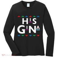 90s Sitcom Nostalgia His Gina Couples Matching Gift Outfit Women's Long Sleeve Shirt thumb 0