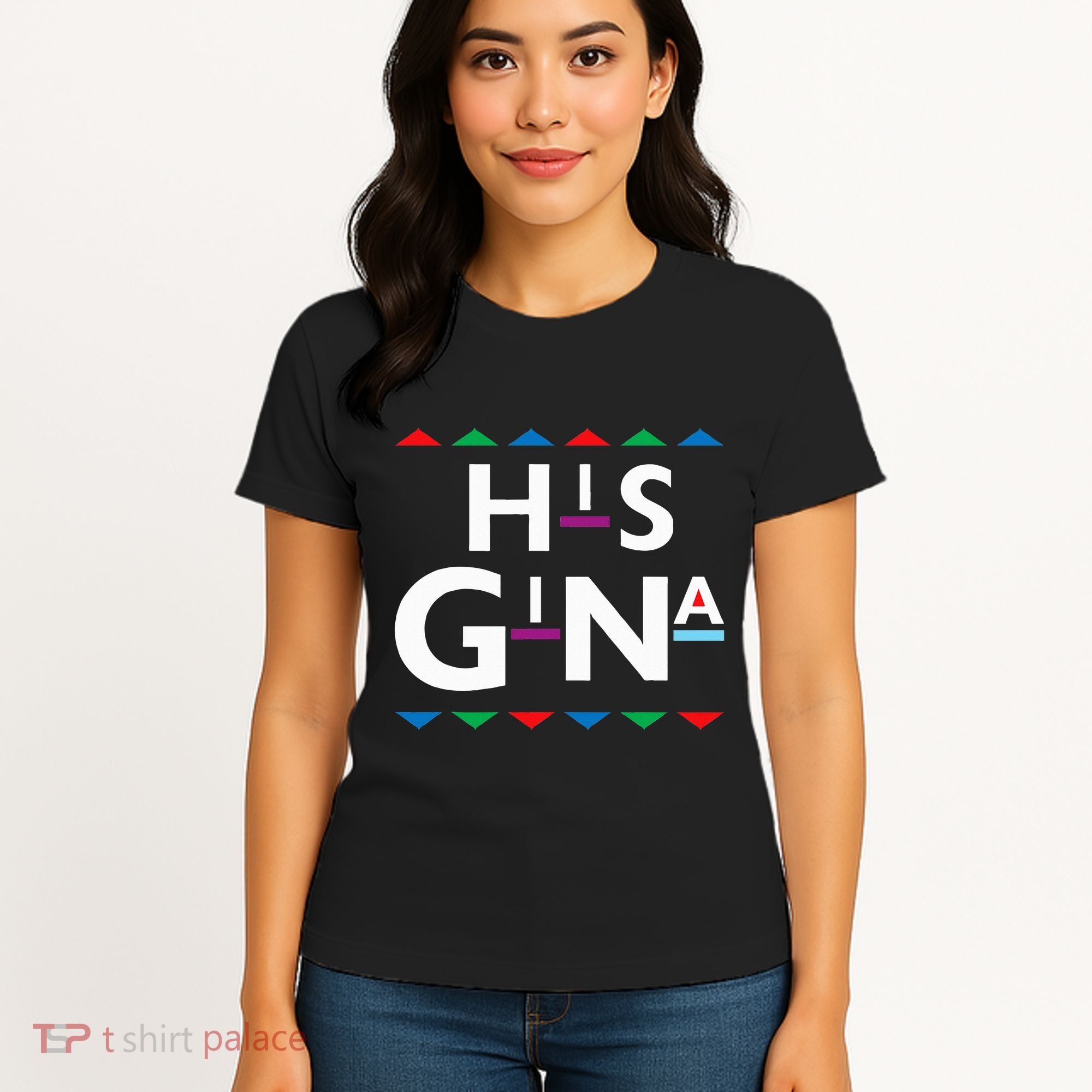 90s Sitcom Nostalgia His Gina Couples Matching Gift Outfit Women's T-Shirt