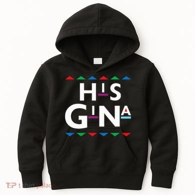 90s Sitcom Nostalgia His Gina Couples Matching Gift Outfit Kids Hoodie