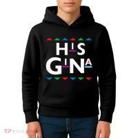 90s Sitcom Nostalgia His Gina Couples Matching Gift Outfit Kids Hoodie thumb 4