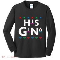 90s Sitcom Nostalgia His Gina Couples Matching Gift Outfit Kids Long Sleeve Shirt thumb 0