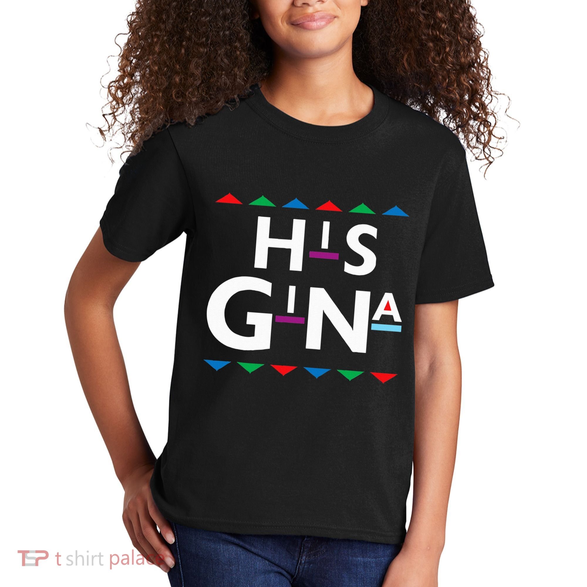 90s Sitcom Nostalgia His Gina Couples Matching Gift Outfit Kids T-Shirt
