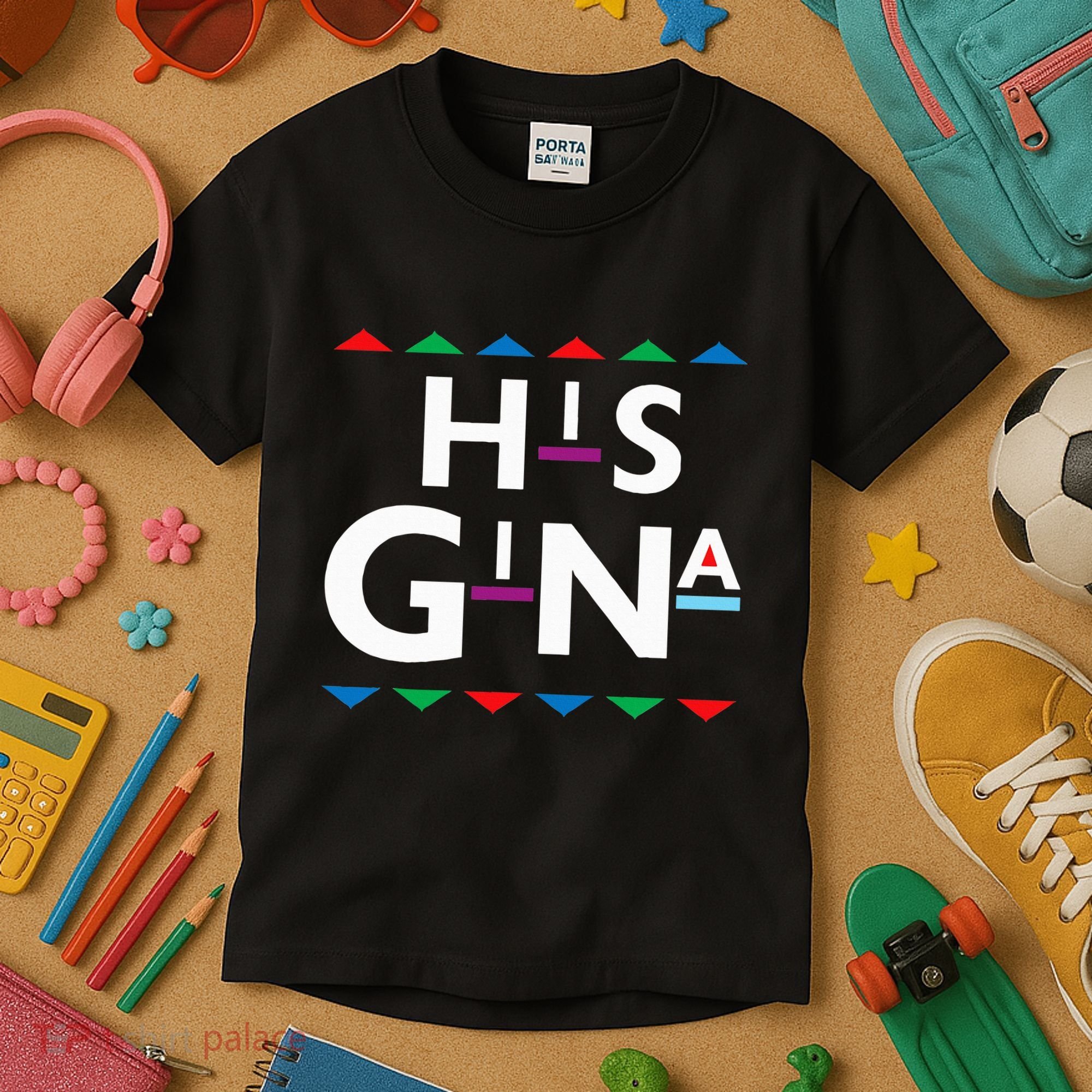 90s Sitcom Nostalgia His Gina Couples Matching Gift Outfit Kids T-Shirt