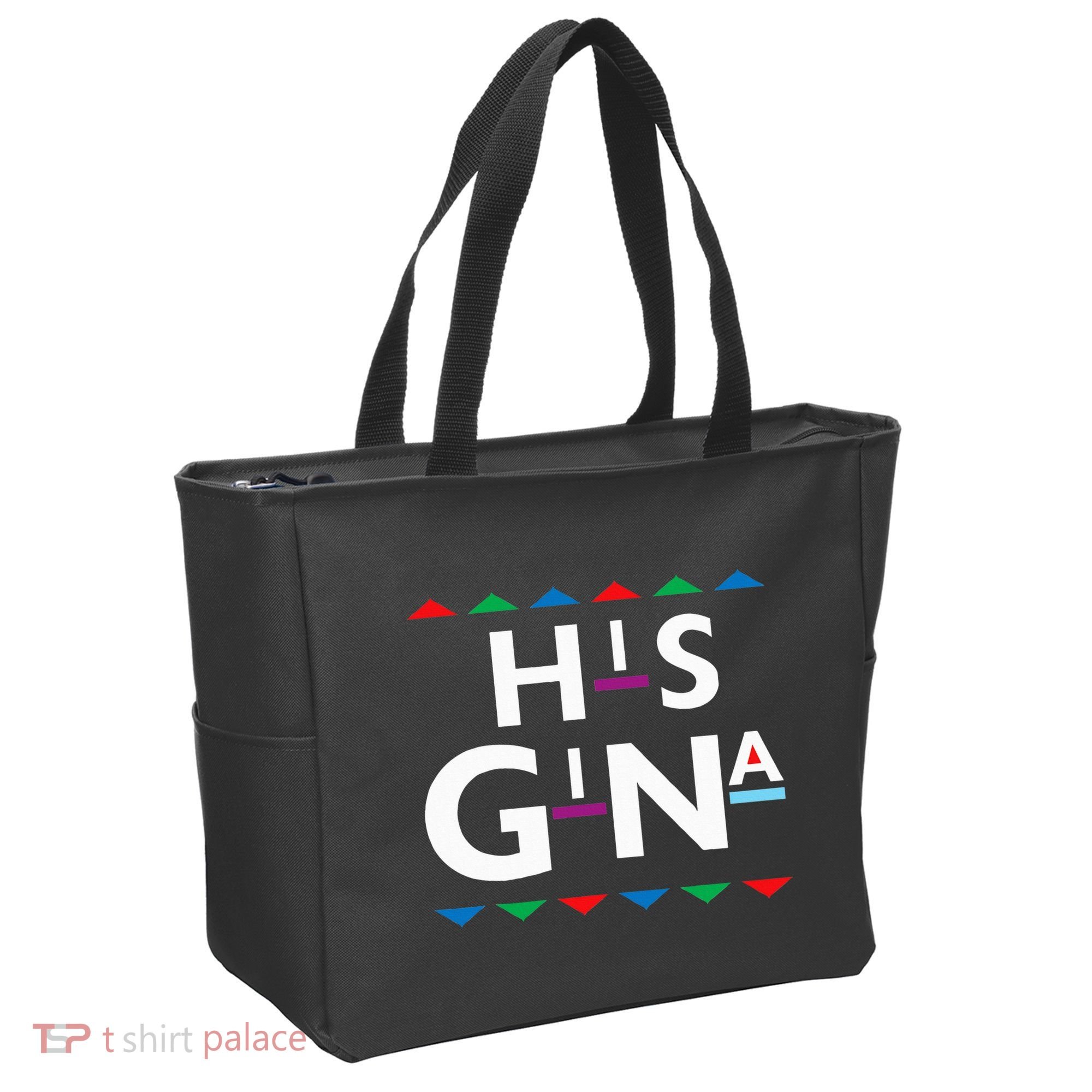 90s Sitcom Nostalgia His Gina Couples Matching Gift Outfit Tote Bag