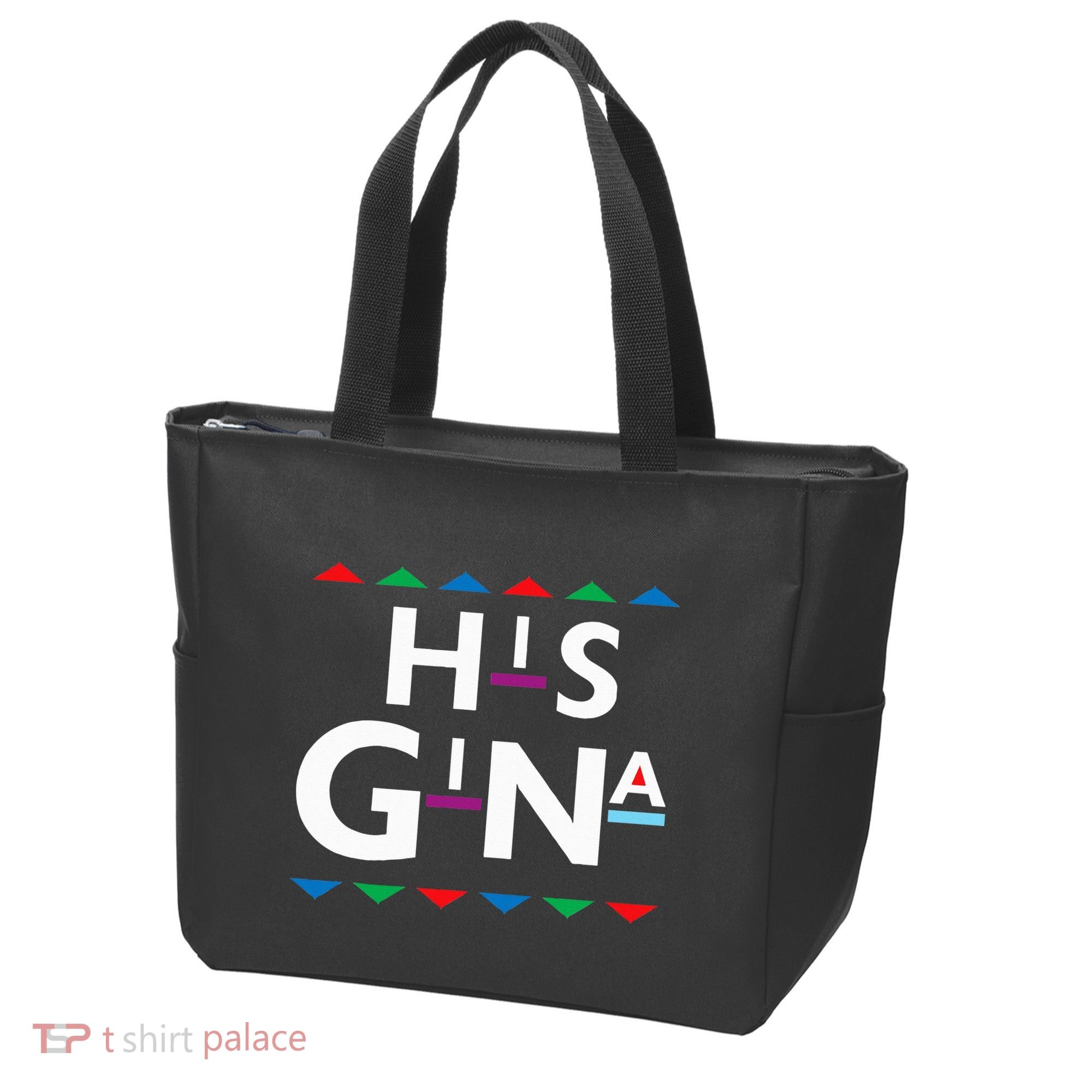 90s Sitcom Nostalgia His Gina Couples Matching Gift Outfit Tote Bag