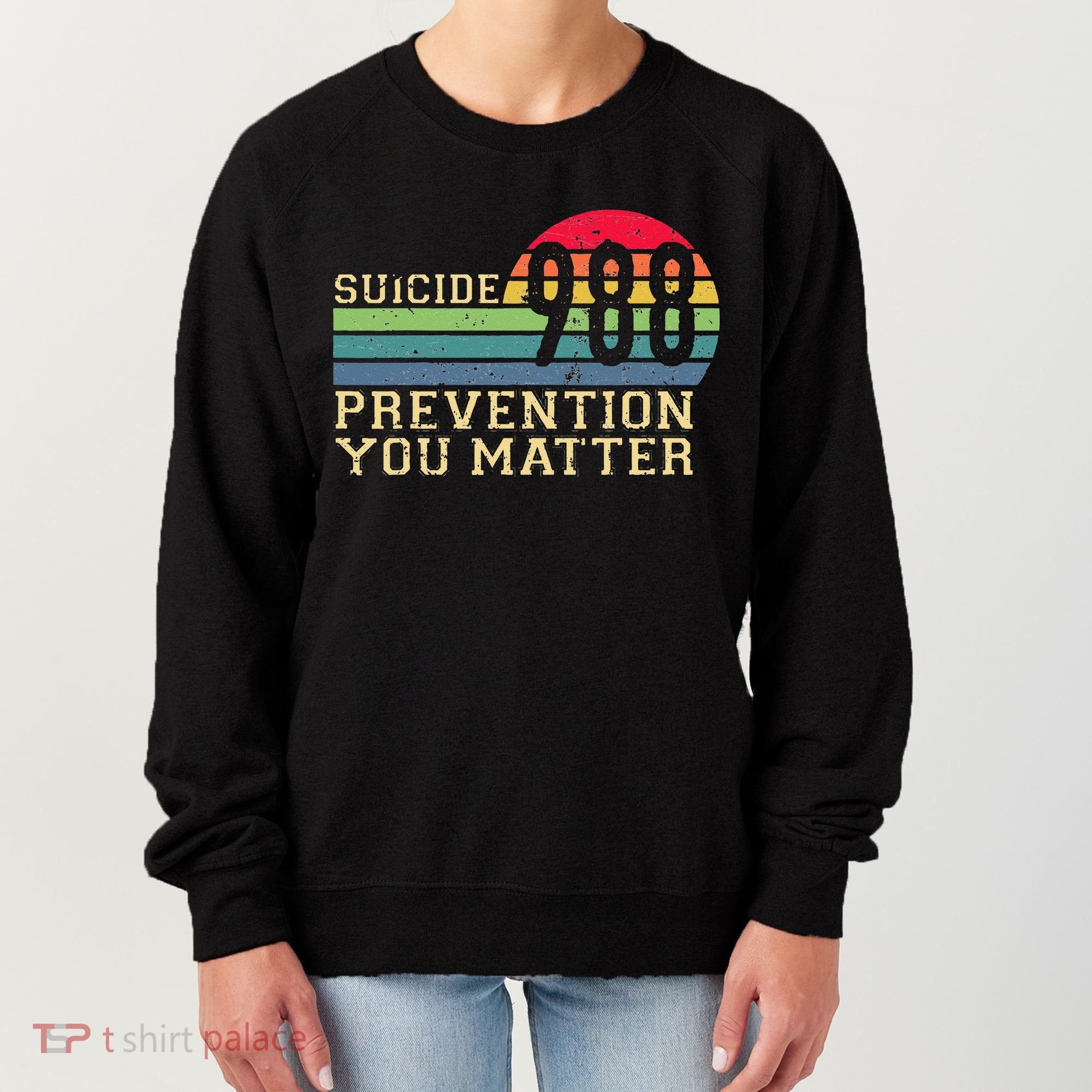 988 Suicide Prevention Awareness Mental Health Women's Sweatshirt