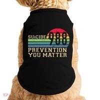 988 Suicide Prevention Awareness Mental Health Doggie Tank thumb 0