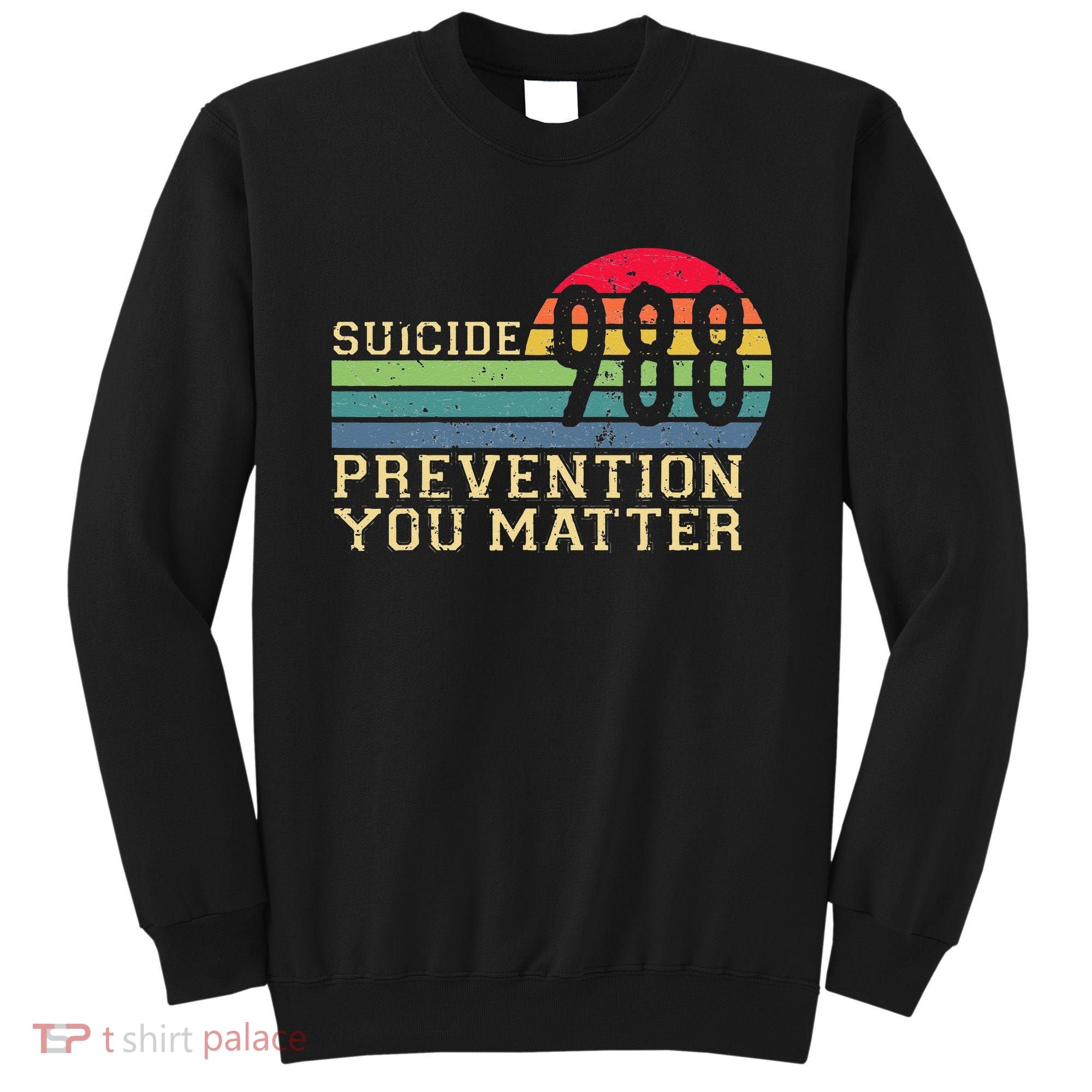 988 Suicide Prevention Awareness Mental Health Sweatshirt