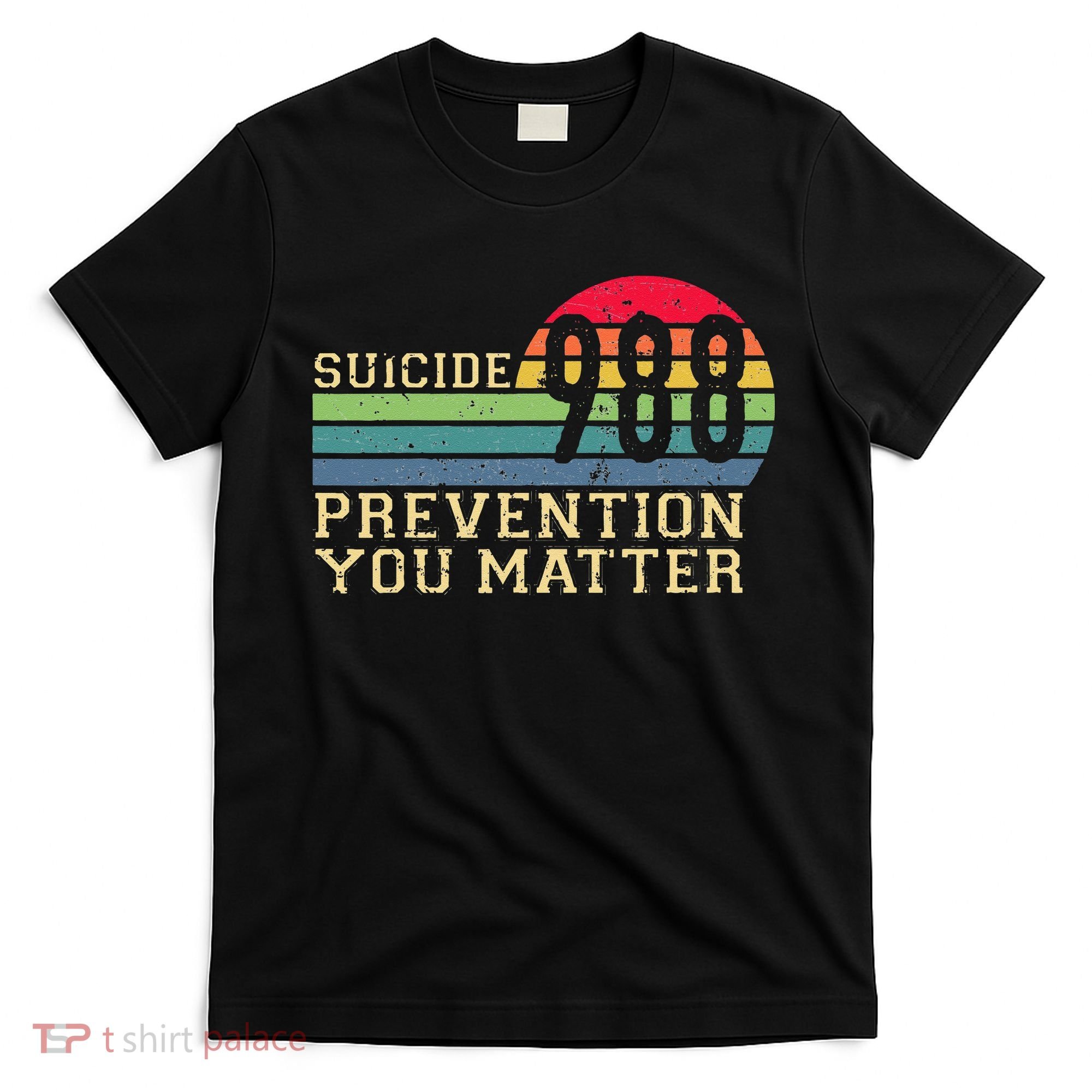 988 Suicide Prevention Awareness Mental Health T-Shirt
