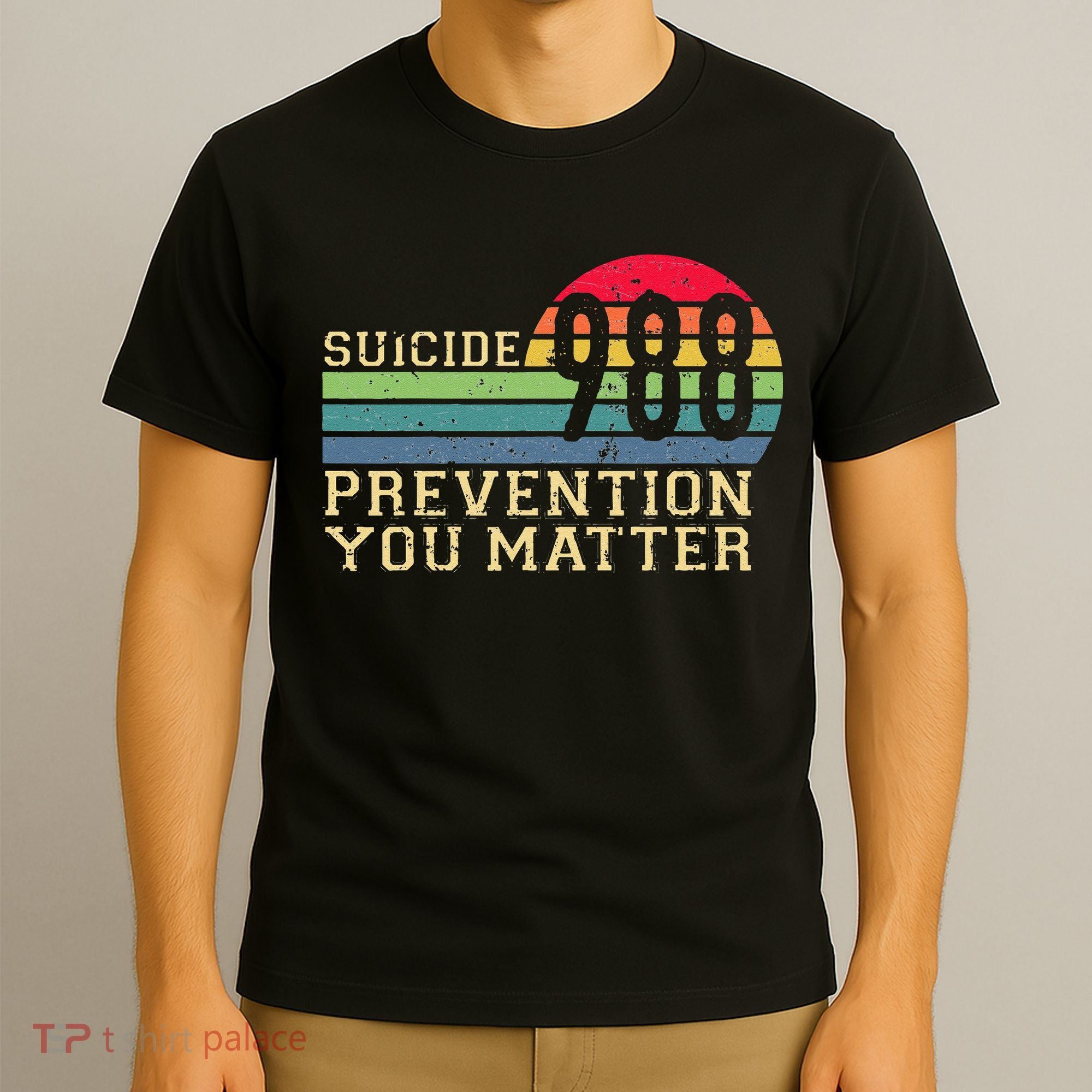 988 Suicide Prevention Awareness Mental Health T-Shirt