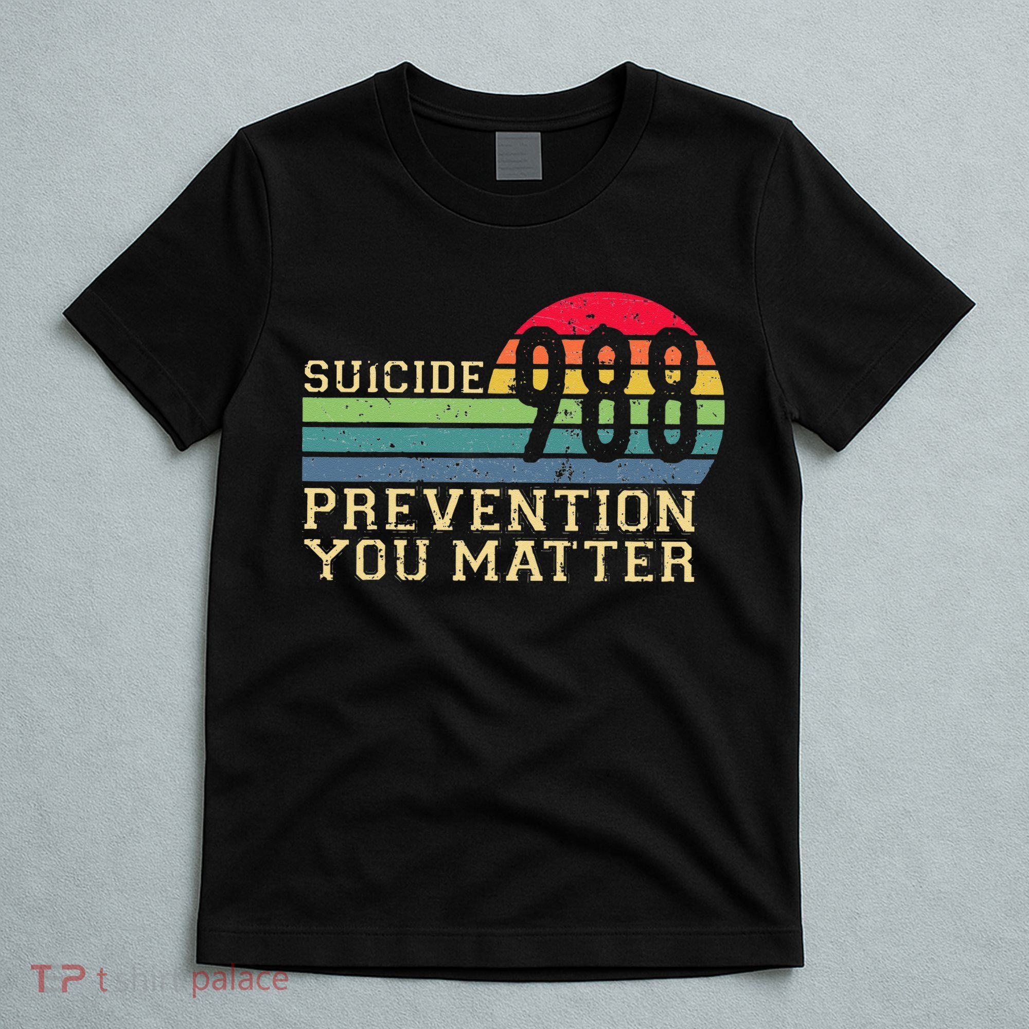 988 Suicide Prevention Awareness Mental Health T-Shirt